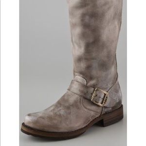 Gray Frye buckle boot